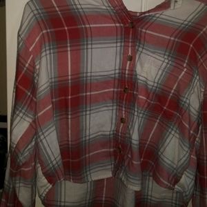 Cropped flannel